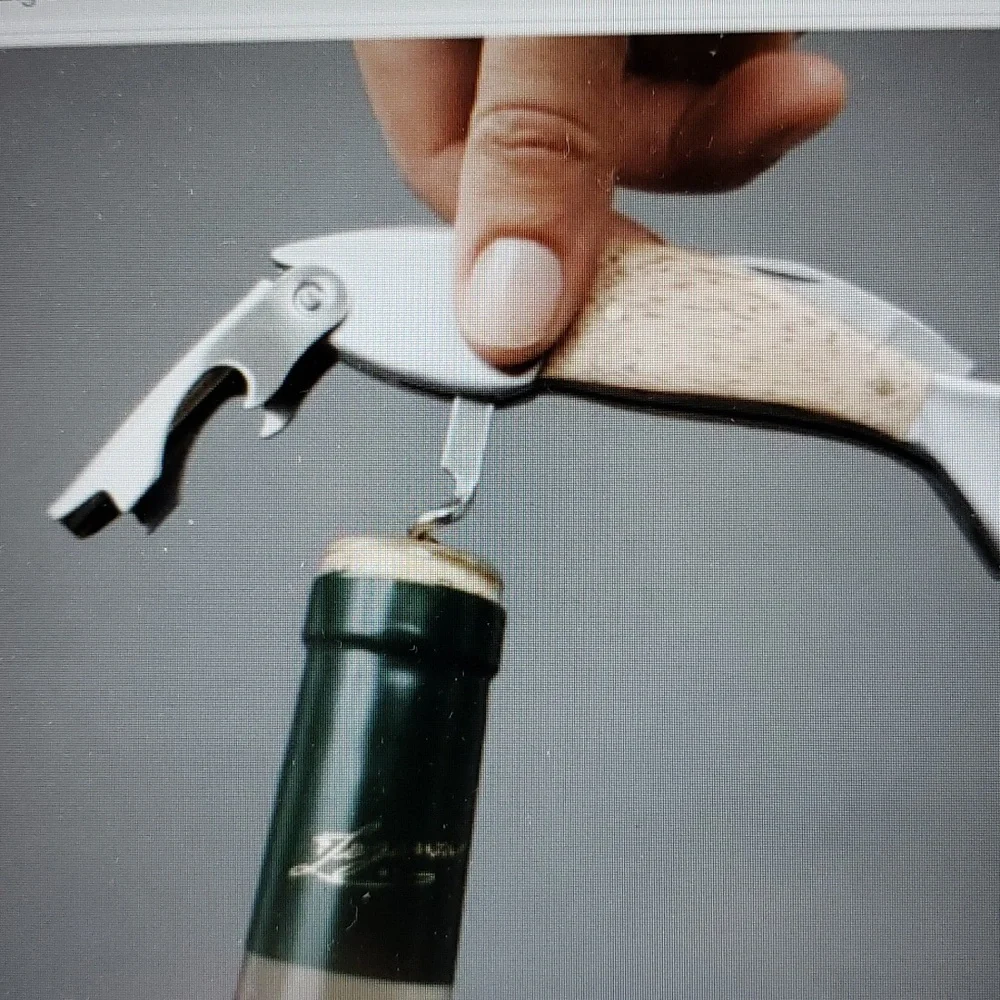Kikkerland Lightwood Fish Corkscrew Utility Knife